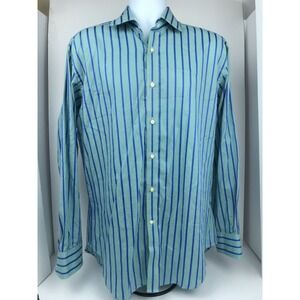 Jack Stone By Thomas Dean Mens Large Multicolor Long Sleeve Button Up Shirt